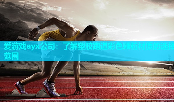 爱游戏ayx公司：了解塑胶跑道彩色颗粒材质的选择范围