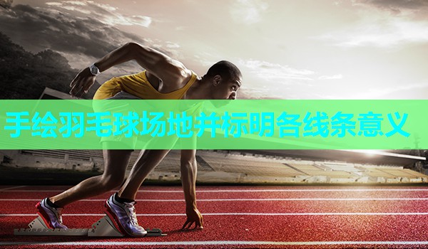 手绘羽毛球场地并标明各线条意义 手绘羽毛球场地并标明各线条意义